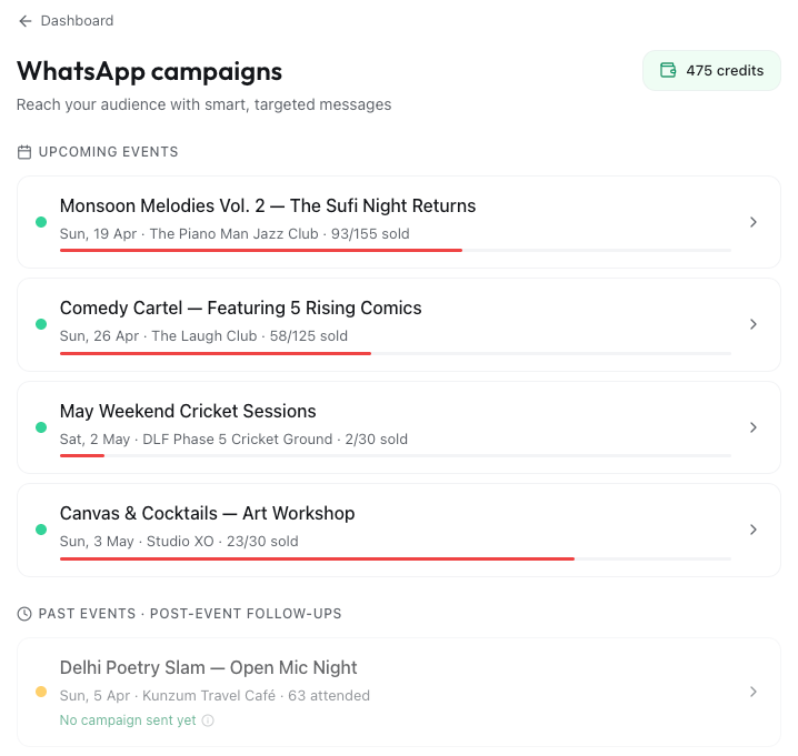 WhatsApp Campaign Builder